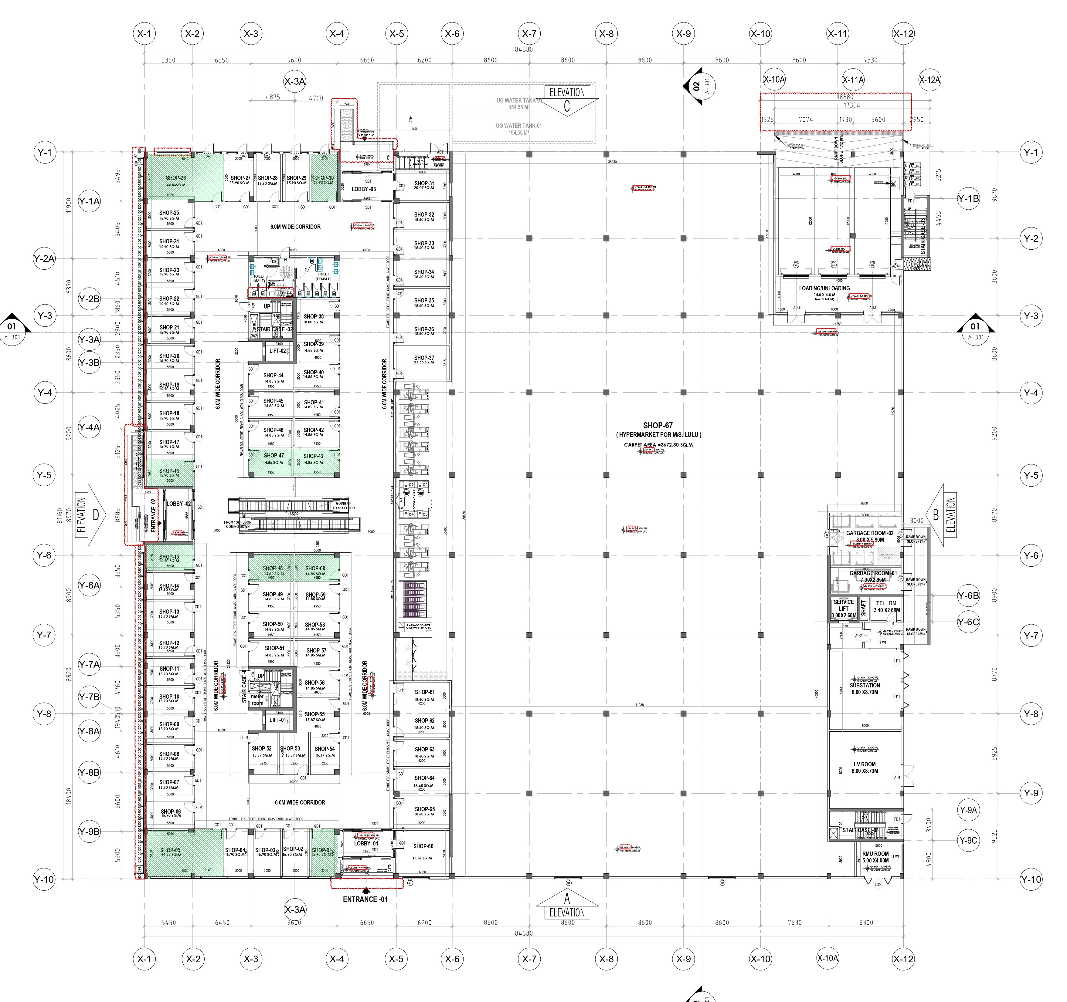 Ground Floor Leasing Layout
